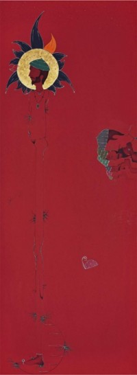 Subtain Hassan Ghazi, 27 x 10, Gouache on Wasli, AC-SHG-006